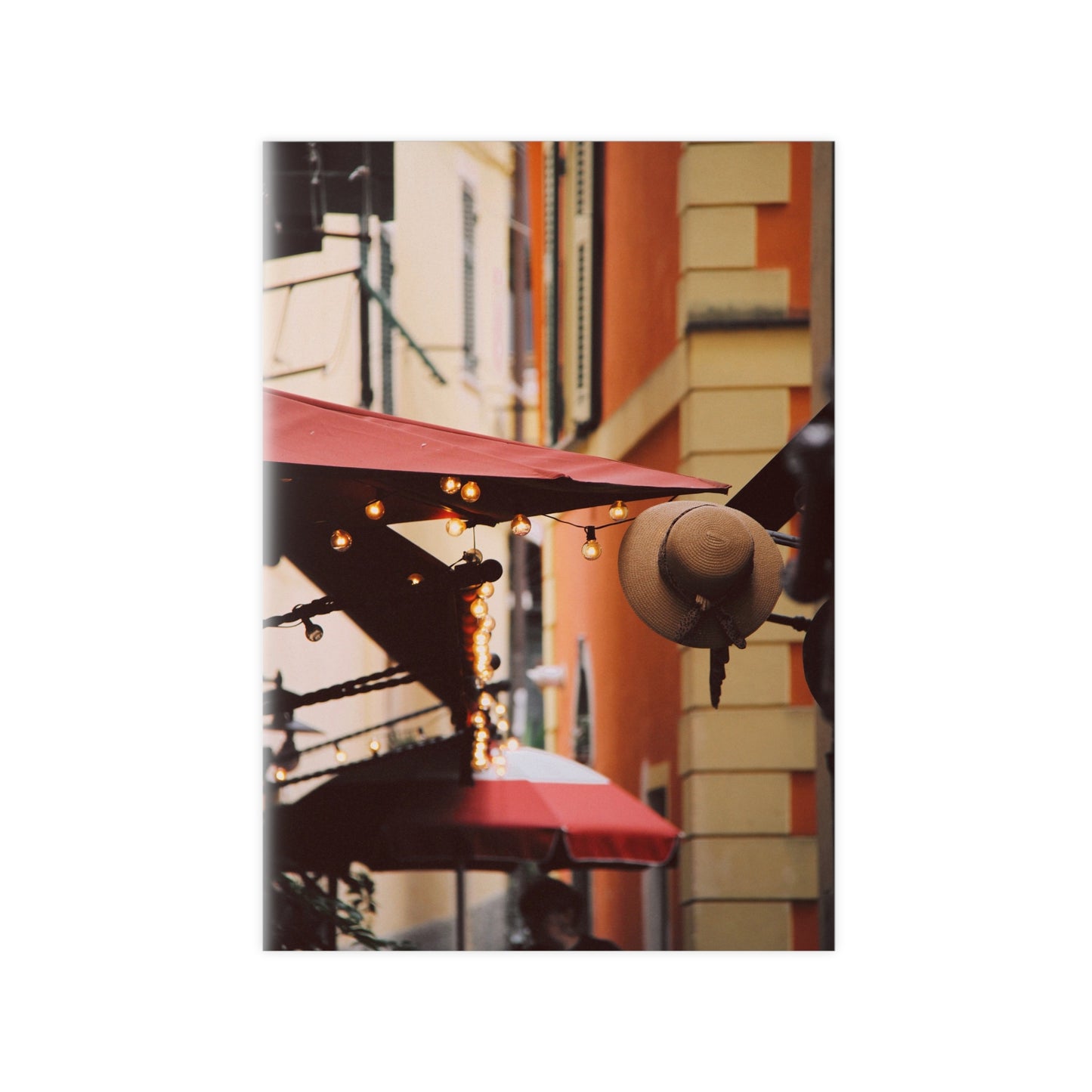 Póster Fotográfico - Café de Calle en Cinque Terre, Italia