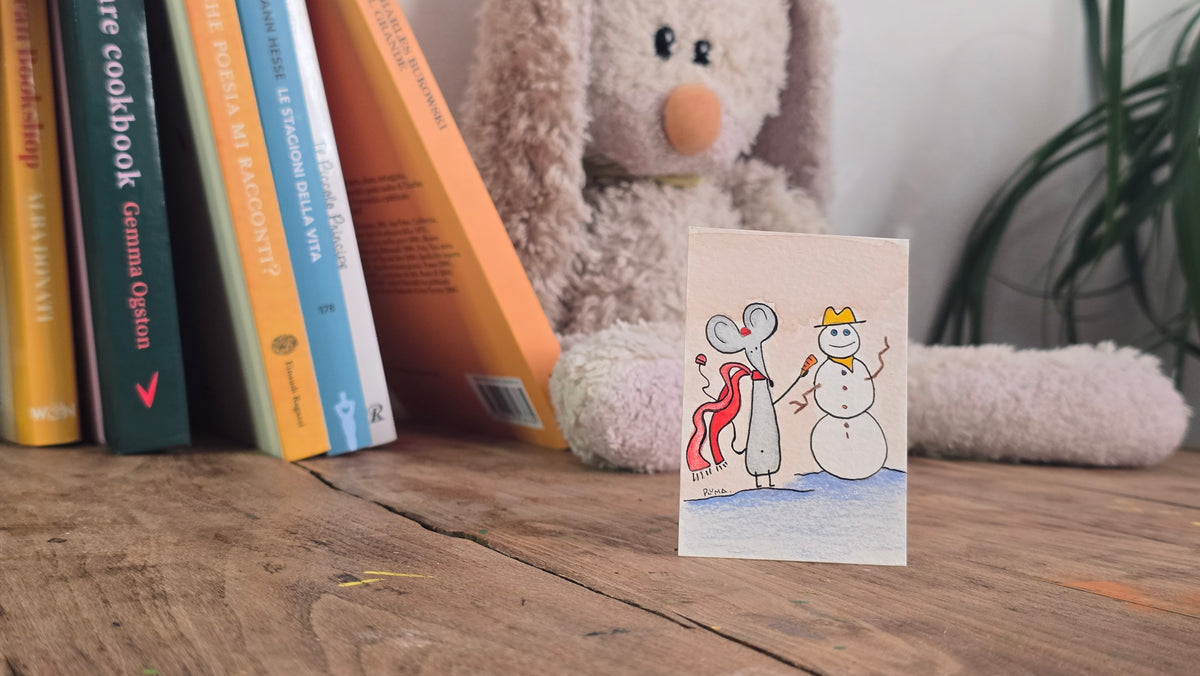Miniatura Original Acuarela - Wintember