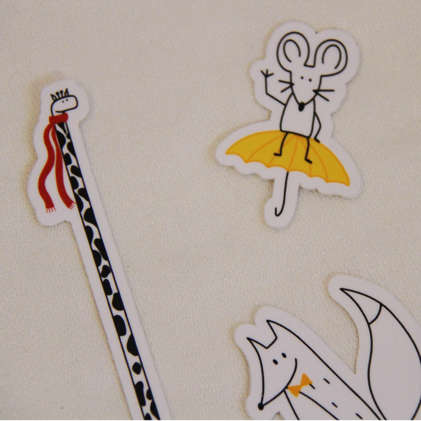 Set de 5 stickers